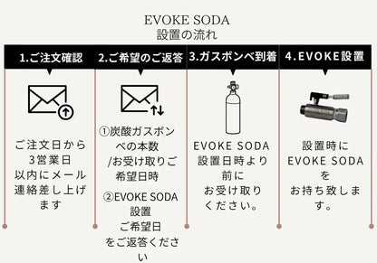EVOKE SODA  高濃度炭酸泉メーカー　DK-EV01